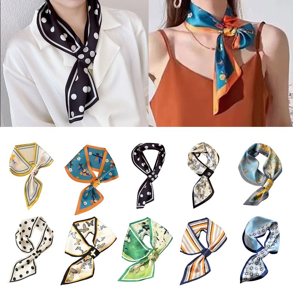 Silk Neck Scarf - Bufanda de seda con protección solar