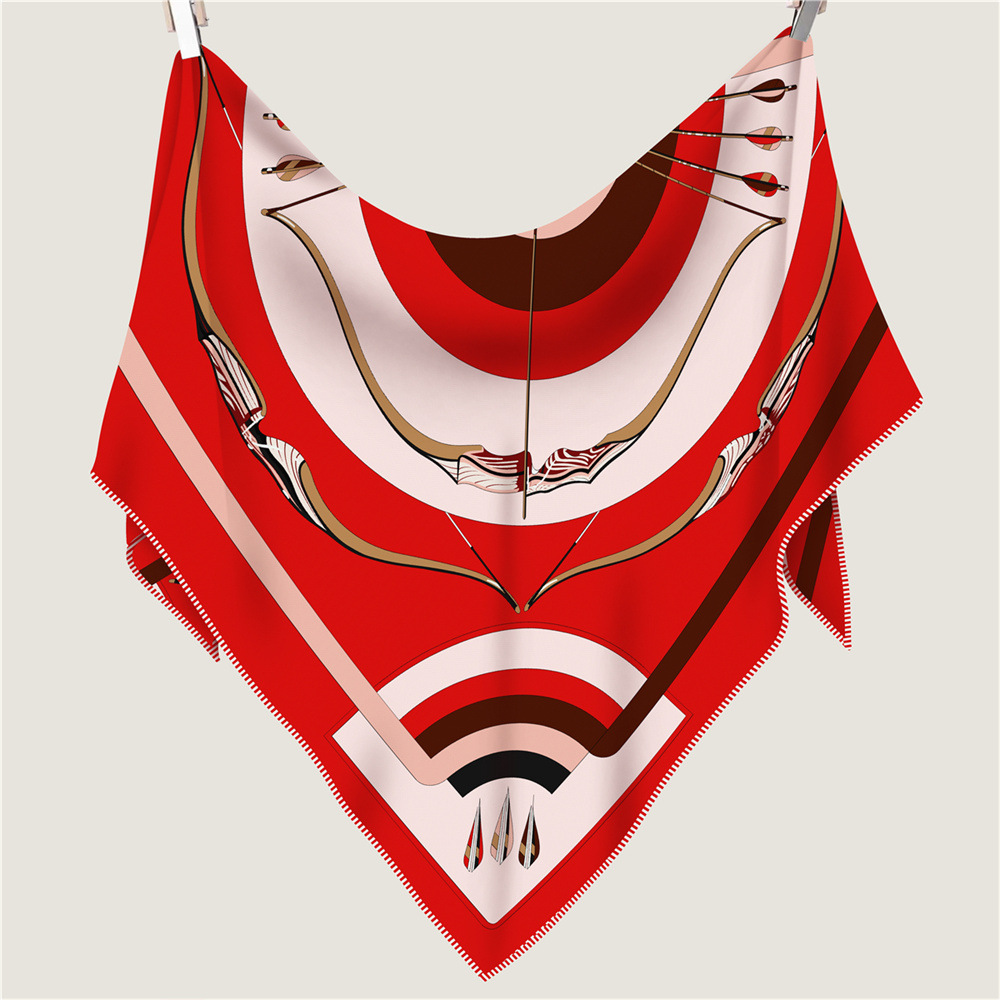 Pashmina Wrap Large - Bufanda Triangular de Cachemira y Seda,