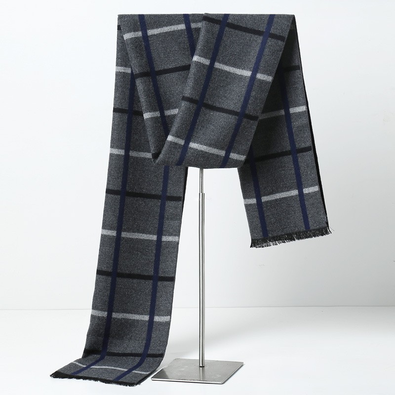 Muffler Men Wool - Bufandas a cuadros de marca de