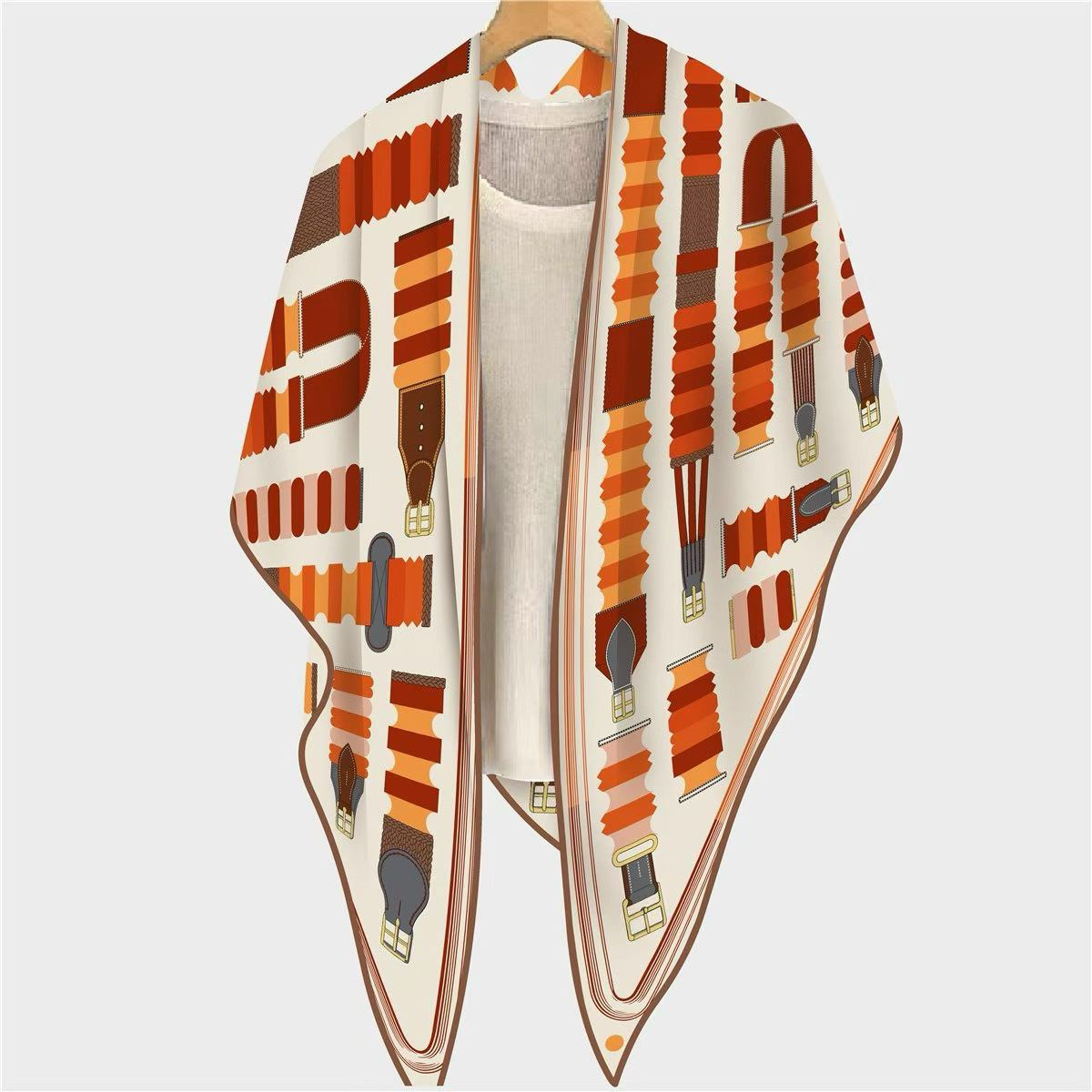 Pashmina Wrap Large - Bufanda de seda y cachemira con