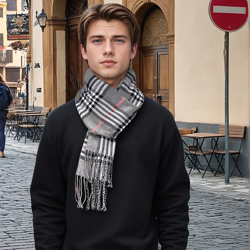 Nuevo diseño, bufanda de Cache - Muffler Men Wool reseña y precio