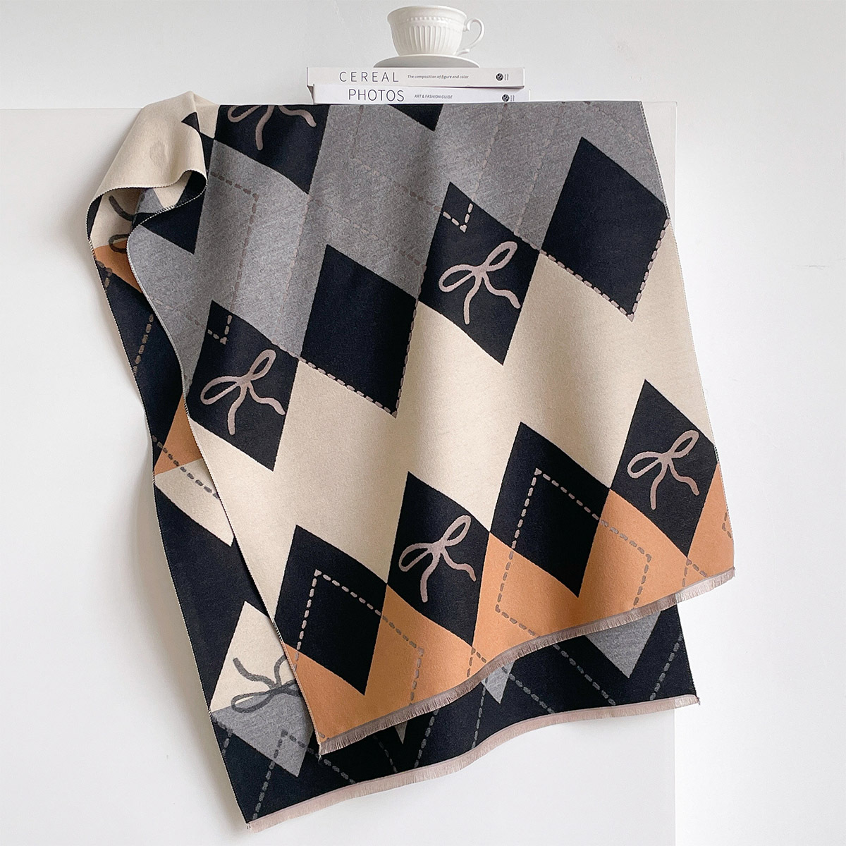 Bufanda de imitación de cachem - Pashmina Wrap Large reseña y precio
