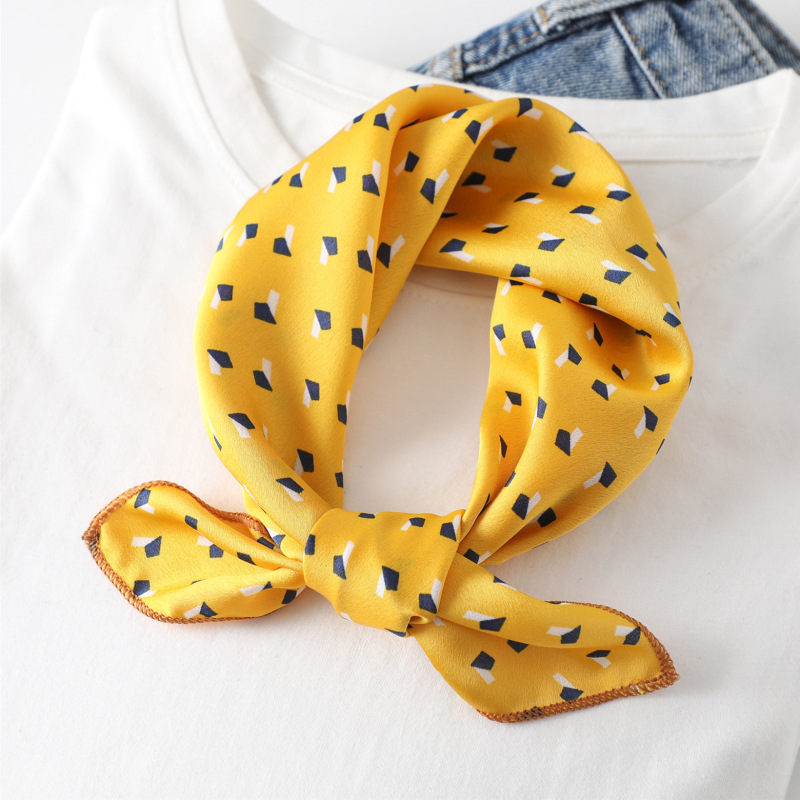 Bufanda de mujer 50*50cm cuadr - Silk Neck Scarf reseña y precio