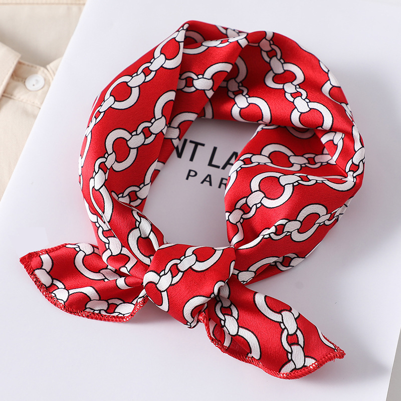 Bufanda de mujer 50*50cm cuadr - Silk Neck Scarf reseña y precio