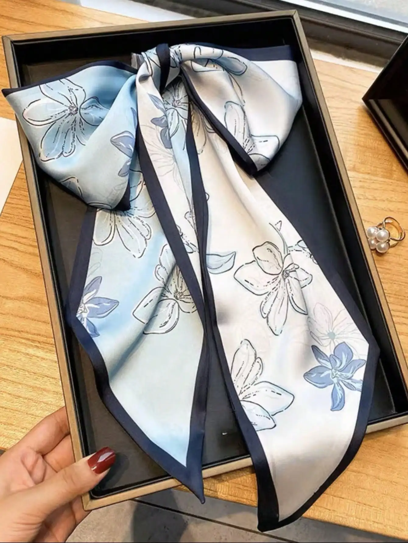 Bufanda cuadrada informal de s - Silk Neck Scarf reseña y precio