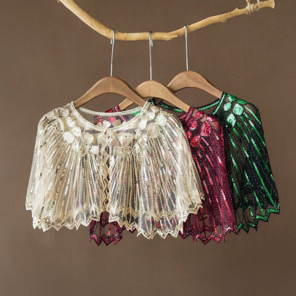 Chal formal de lentejuelas par - Stole Wedding Shawl reseña y precio