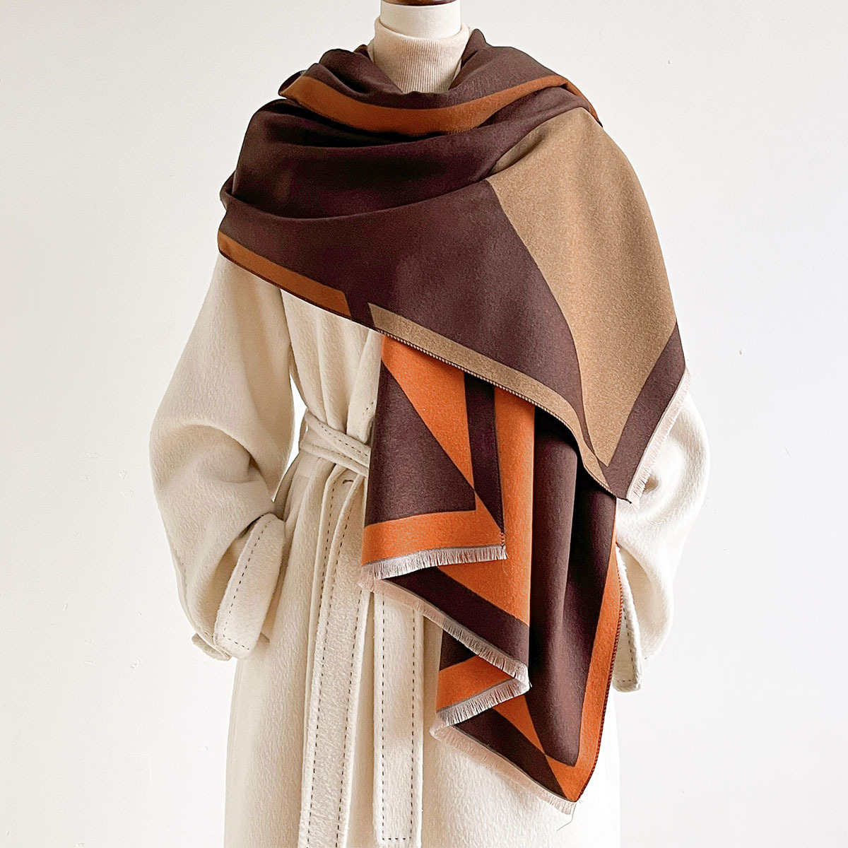 Bufanda de imitación de cachem - Pashmina Wrap Large reseña y precio