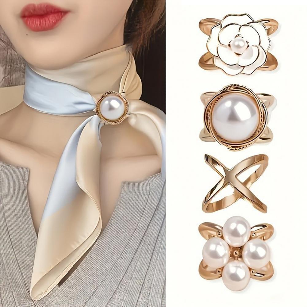 4 piezas de anillos para pañue - Silk Neck Scarf reseña y precio