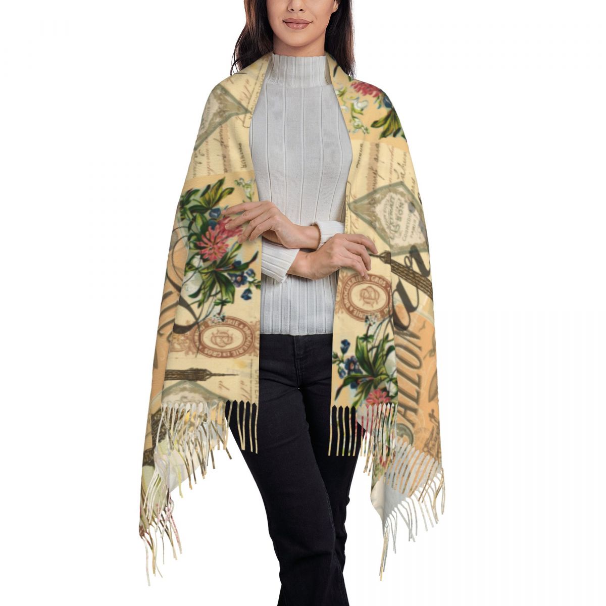 Chal Wrap mujer invierno bufan - Pashmina Wrap Large reseña y precio