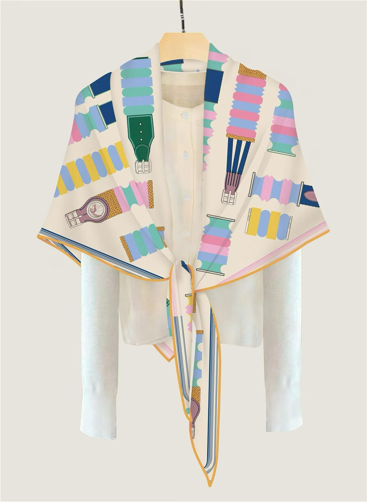 Bufanda de seda y cachemira co - Pashmina Wrap Large reseña y precio