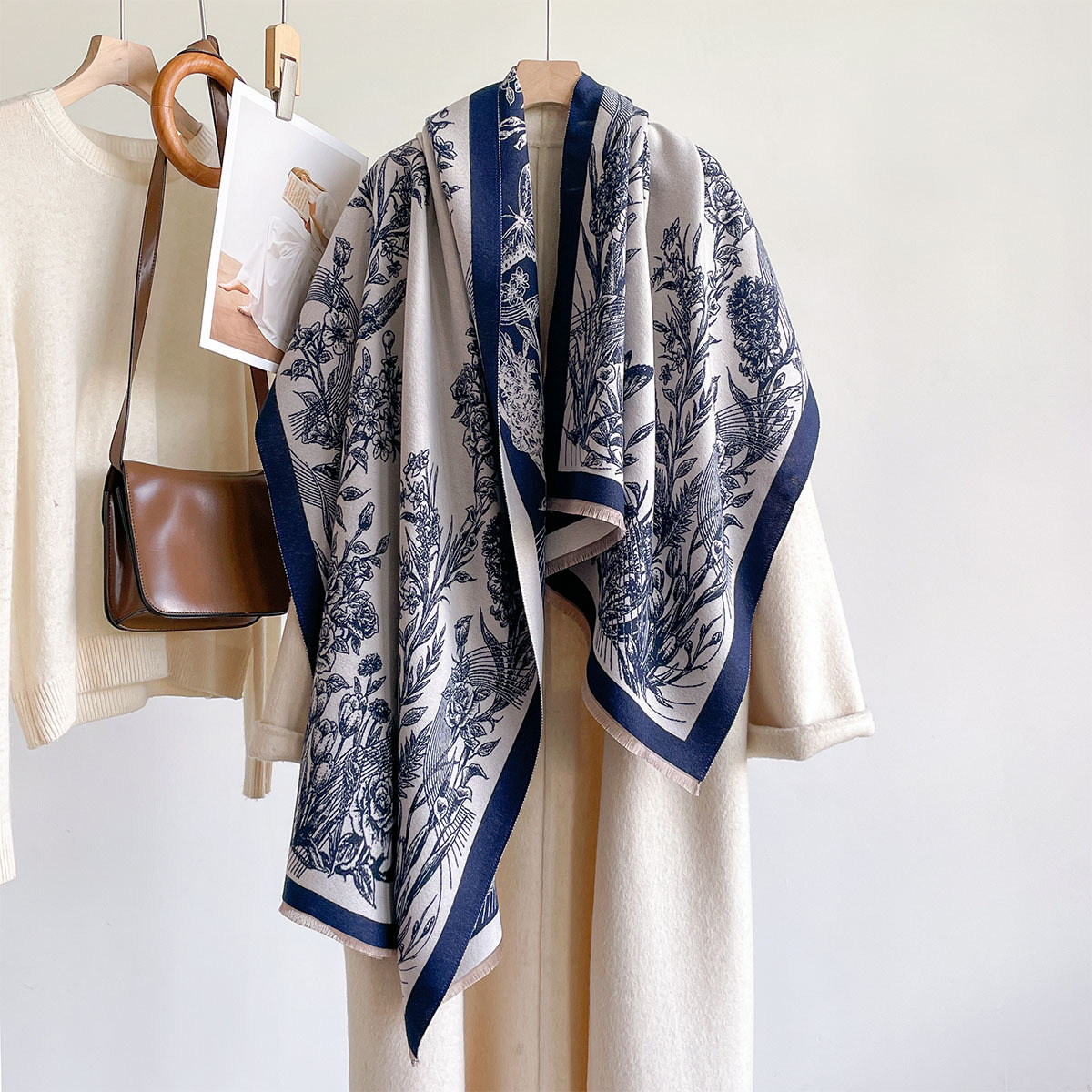 Bufanda de imitación de cachem - Pashmina Wrap Large reseña y precio