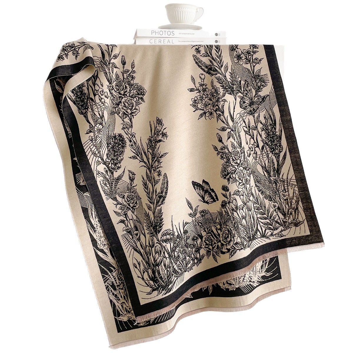 Bufanda de imitación de cachem - Pashmina Wrap Large reseña y precio