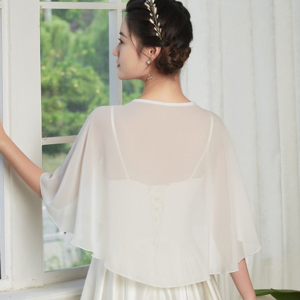 Capa de gasa transparente de e - Stole Wedding Shawl reseña y precio
